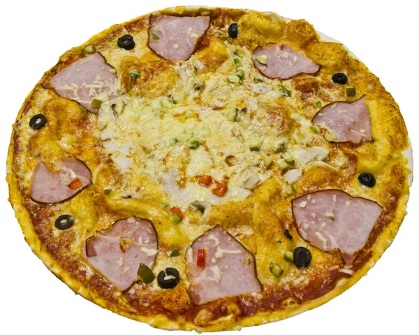 ハムのピザ — ストック写真