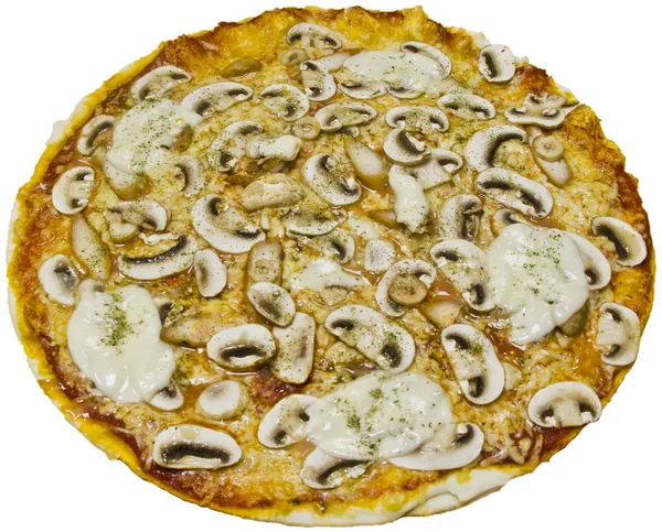Svamp pizza — Stockfoto