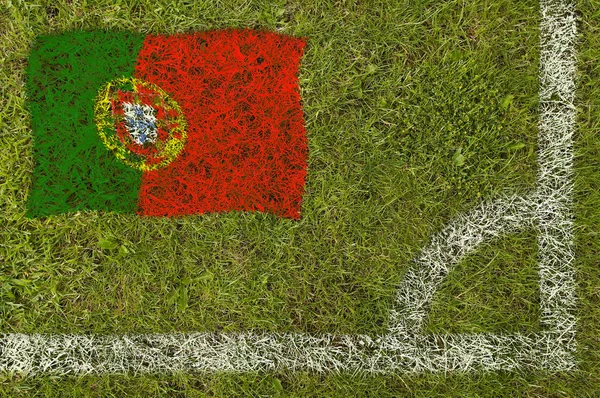 Voetbal vlag — Stockfoto