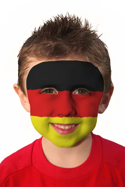 Pintura facial - Alemanha — Fotografia de Stock