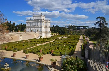 Villa pamphili panorama clipart