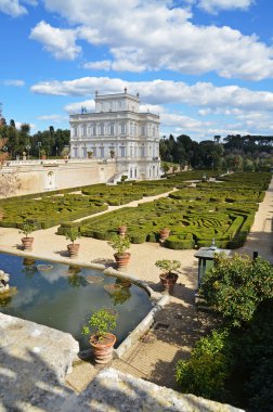 Beautiful villa pamphili in rome clipart