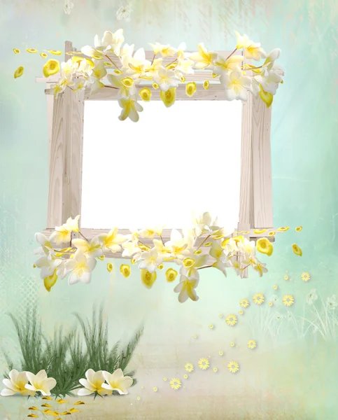 Gelbe Blüten Stockbild