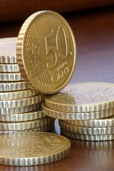 stock image Euro coins