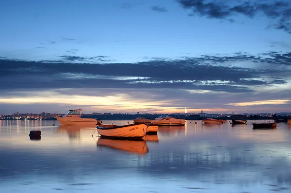 stock image Bay at night