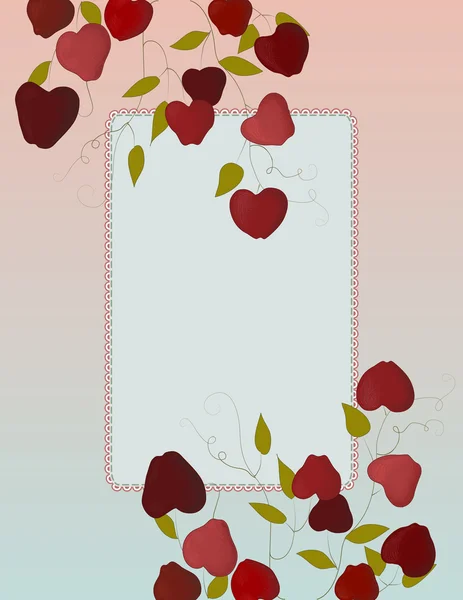 Verger de pommes - Contexte — Image vectorielle