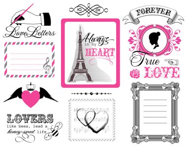 Design elements - St. Valentine's Day clipart