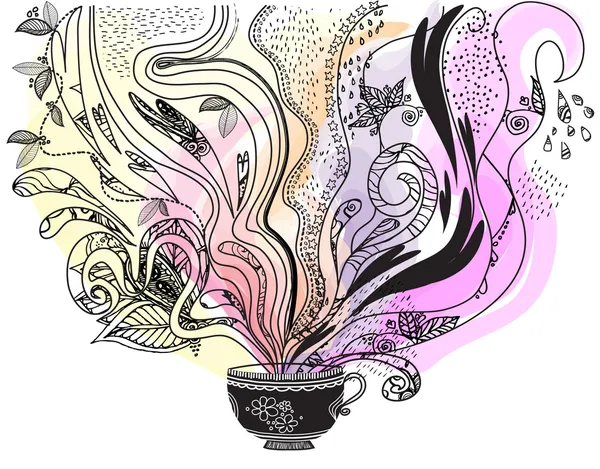 Дневной чай — стоковый вектор