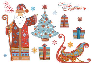 Vintage Christmas - Design Elements clipart