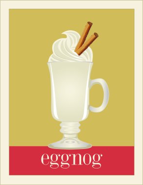 Eggnog Poster clipart