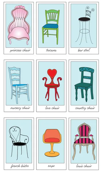 Μουσικές καρέκλες — Διανυσματικό Αρχείο