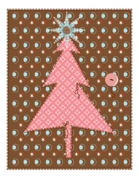 Colcha de árbol de Navidad — Archivo Imágenes Vectoriales