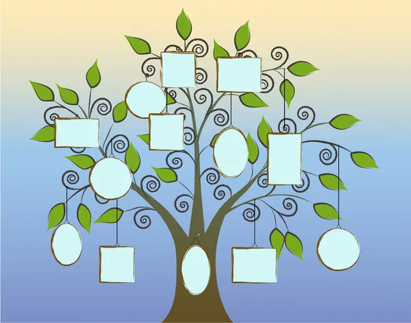 Family Tree — Stock Vector