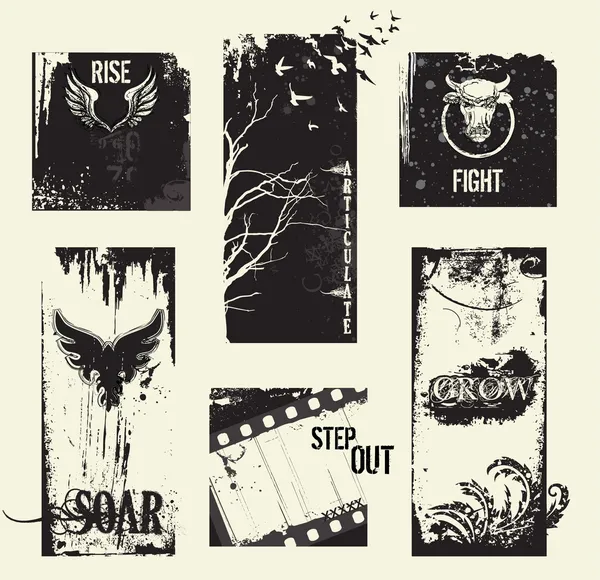 The Ultimate Grunge etichette, banner e intestazioni — Vettoriale Stock