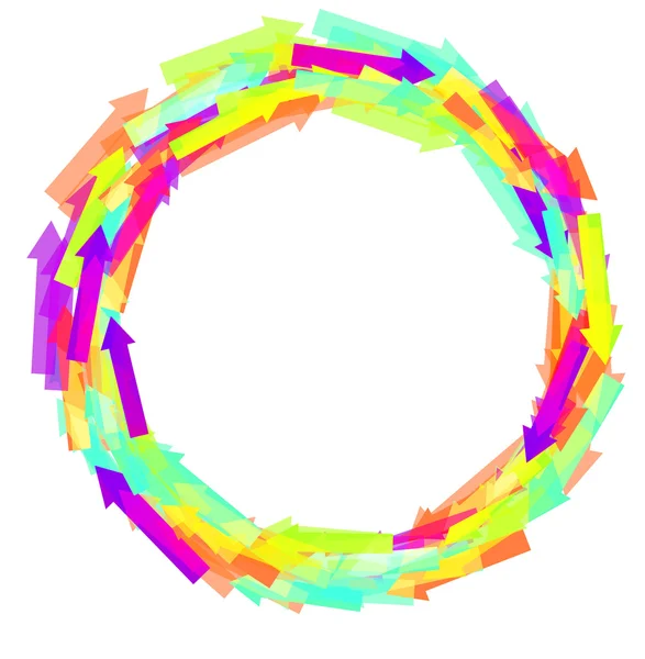 Cercle des flèches — Image vectorielle