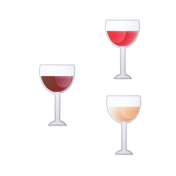 Goblet icons — Stock Photo, Image