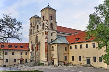 Benedictine abbey tyniec, krakow, Polonya