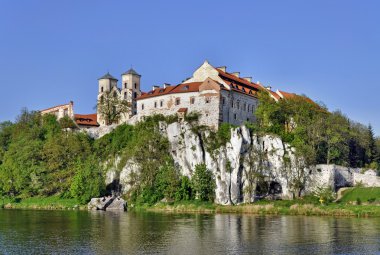 Benedictine abbey tyniec, krakow, Polonya