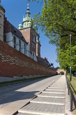 Krakow, Polonya wawel Kalesi giriş