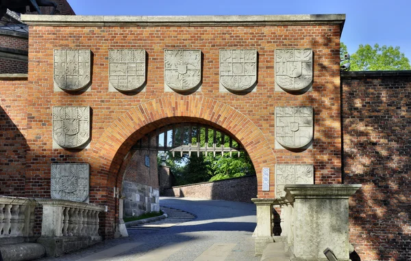 Portão do Castelo de Wawel — Fotografia de Stock