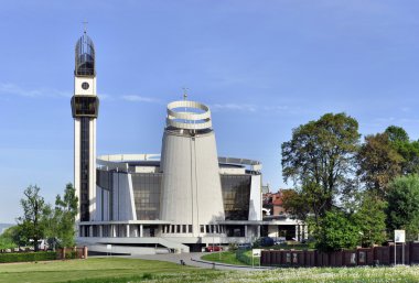 Sanctuary of Divine Mercy in Krakow clipart