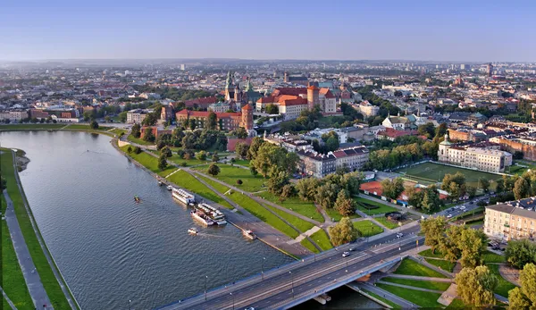 Panorama Krakow — Stock fotografie