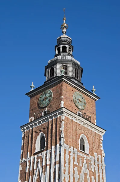 Rådhustorn i Krakow — Stockfoto