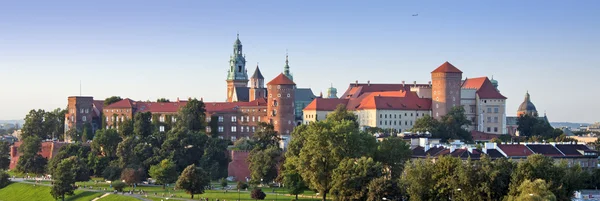 Panorama zamku Wawelskiego — Zdjęcie stockowe