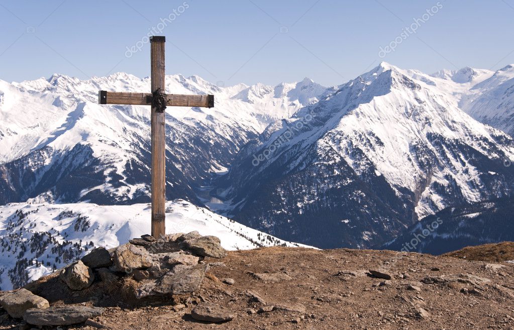 Cross in Alps