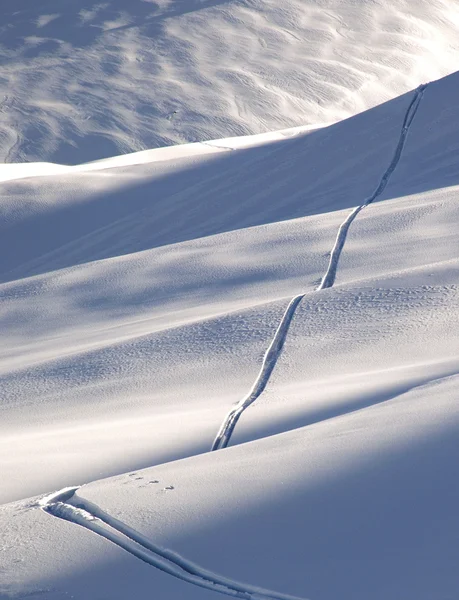 Piste de ski hors piste — Photo
