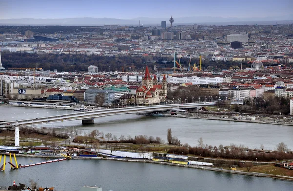 维也纳的天际线 — 图库照片