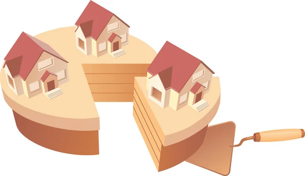 Symbole immobilier — Image vectorielle