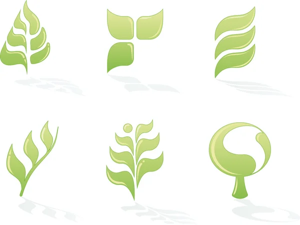 Ekologické ikony — Stockový vektor