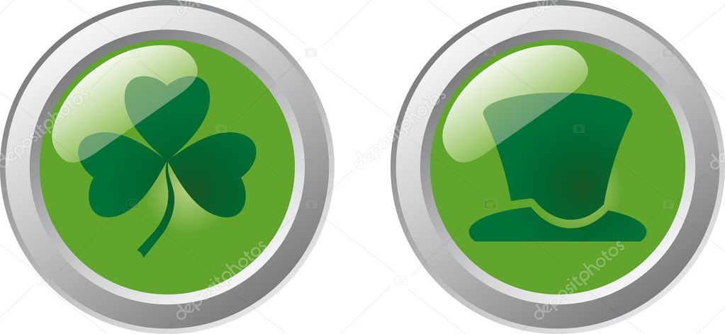St. Patrick's Day Buttons