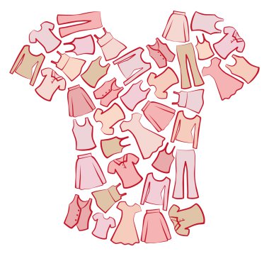 Women's Clothing clipart