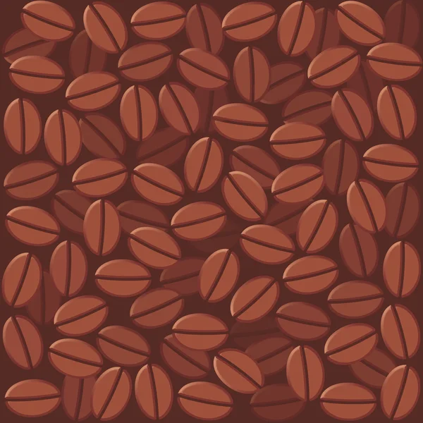 Grains de café fond — Image vectorielle