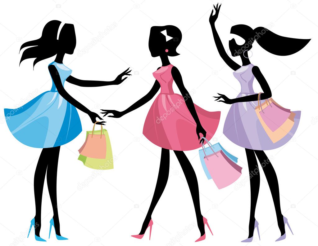 Lady shopping