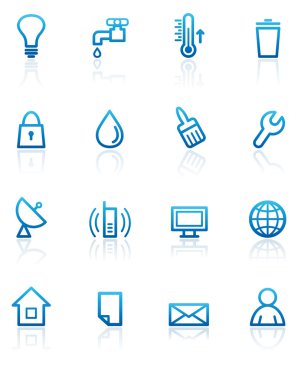 Utilities icons clipart