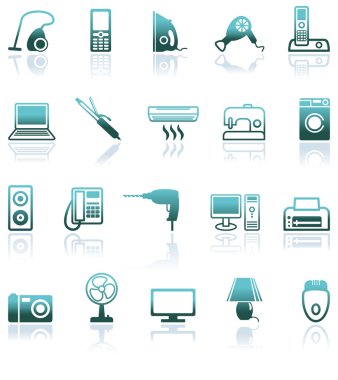 Home appliances clipart