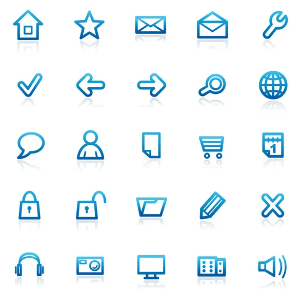Internet Icons set — Stok Vektör