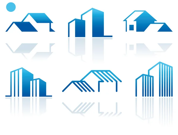 Simboli immobiliari Grafiche Vettoriali