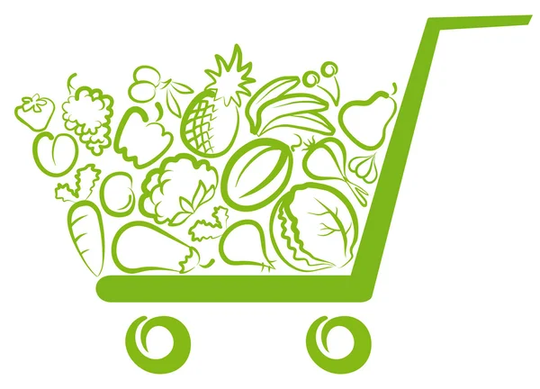 Légumes et fruits Illustrations De Stock Libres De Droits
