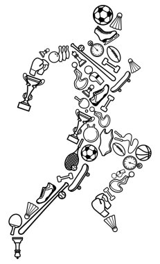 Sports symbol clipart