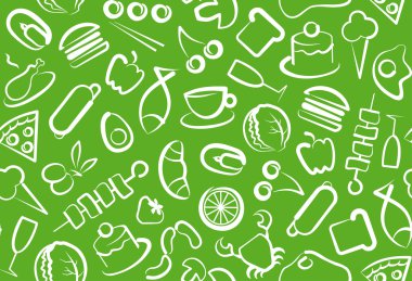 Foods background clipart
