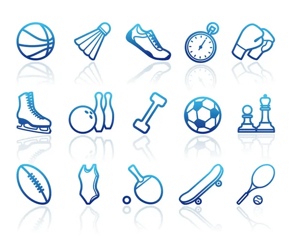 Simboli sportivi — Vettoriale Stock