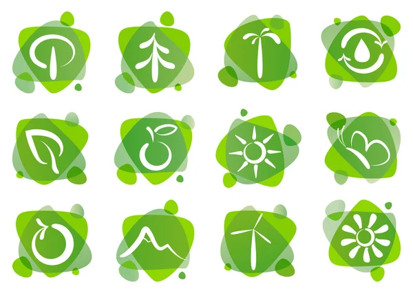 Environmental symbols — Stock Vector