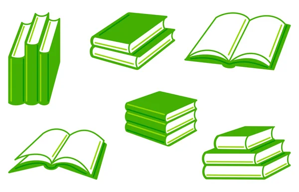 Books icons — Stock Vector