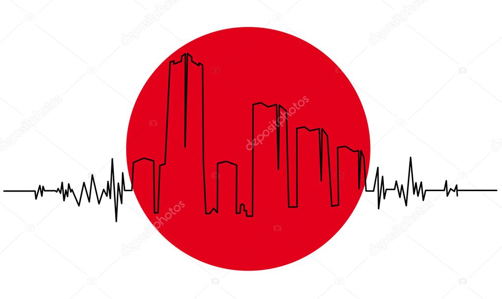 Symbol of the Japanese earthquake
