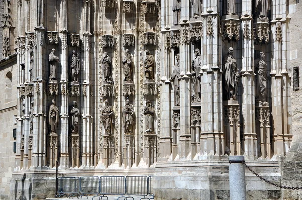 Sevilla cathedral vägg, närmare titt — Stockfoto