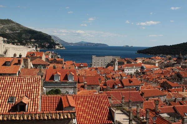 Vista aérea de Dubrovnik —  Fotos de Stock